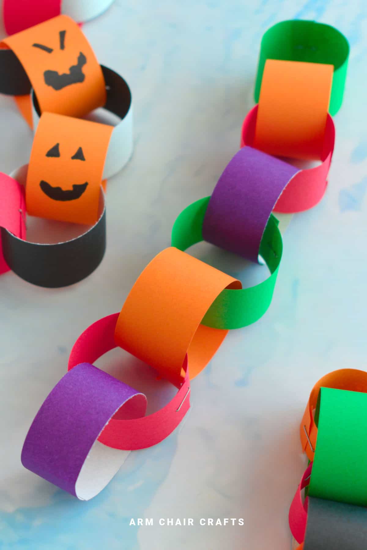 Halloween paper chain.