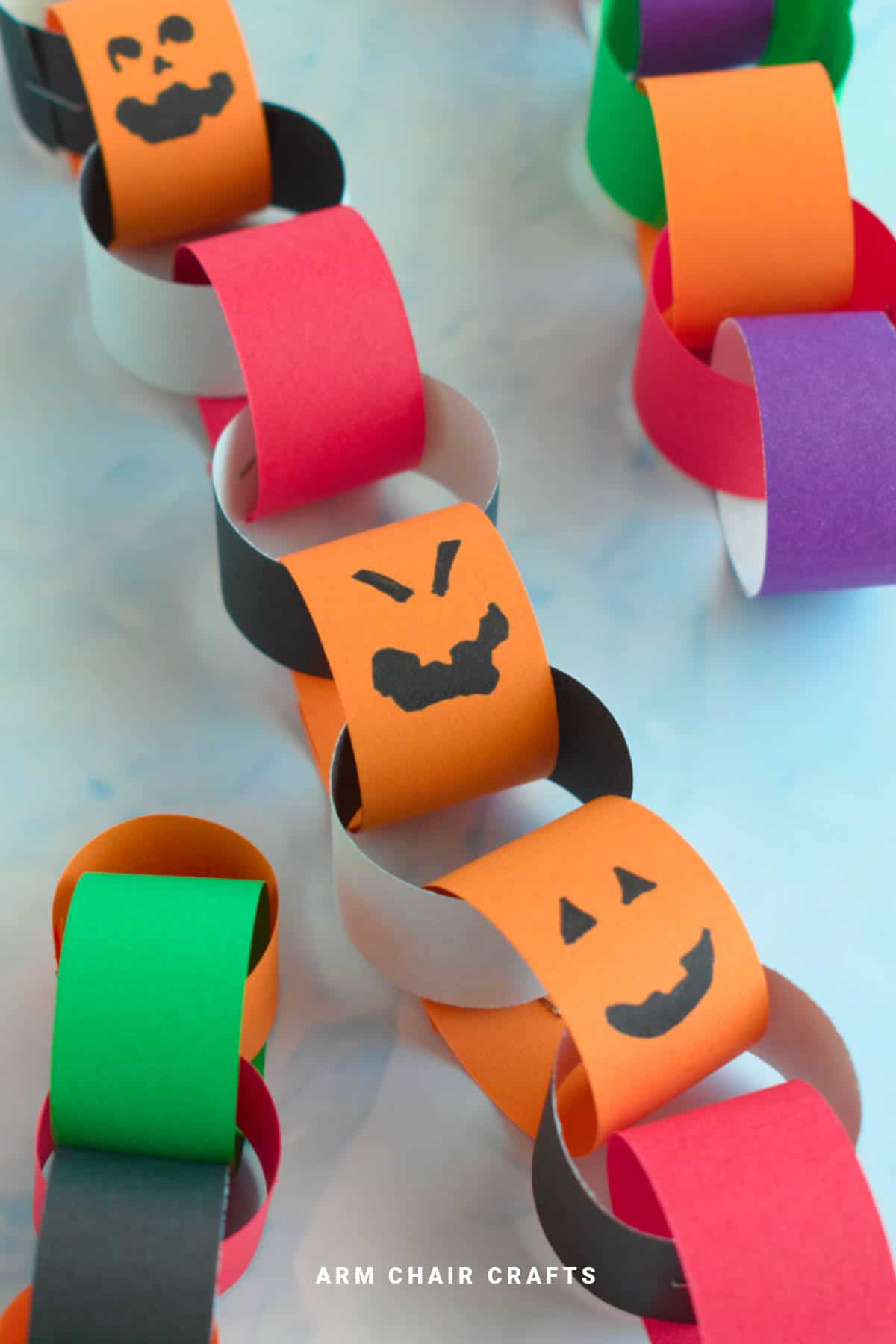 Halloween paper chain.