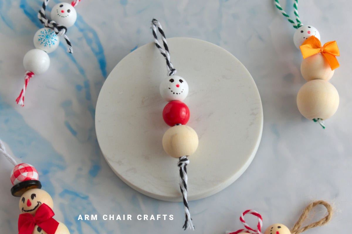 Snowman Christmas ornaments.