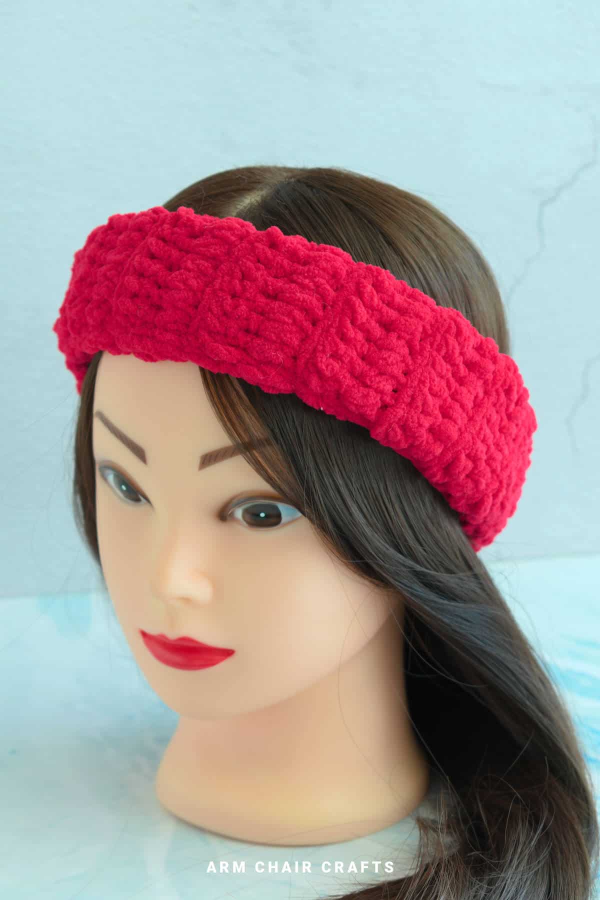 Crochet headband.