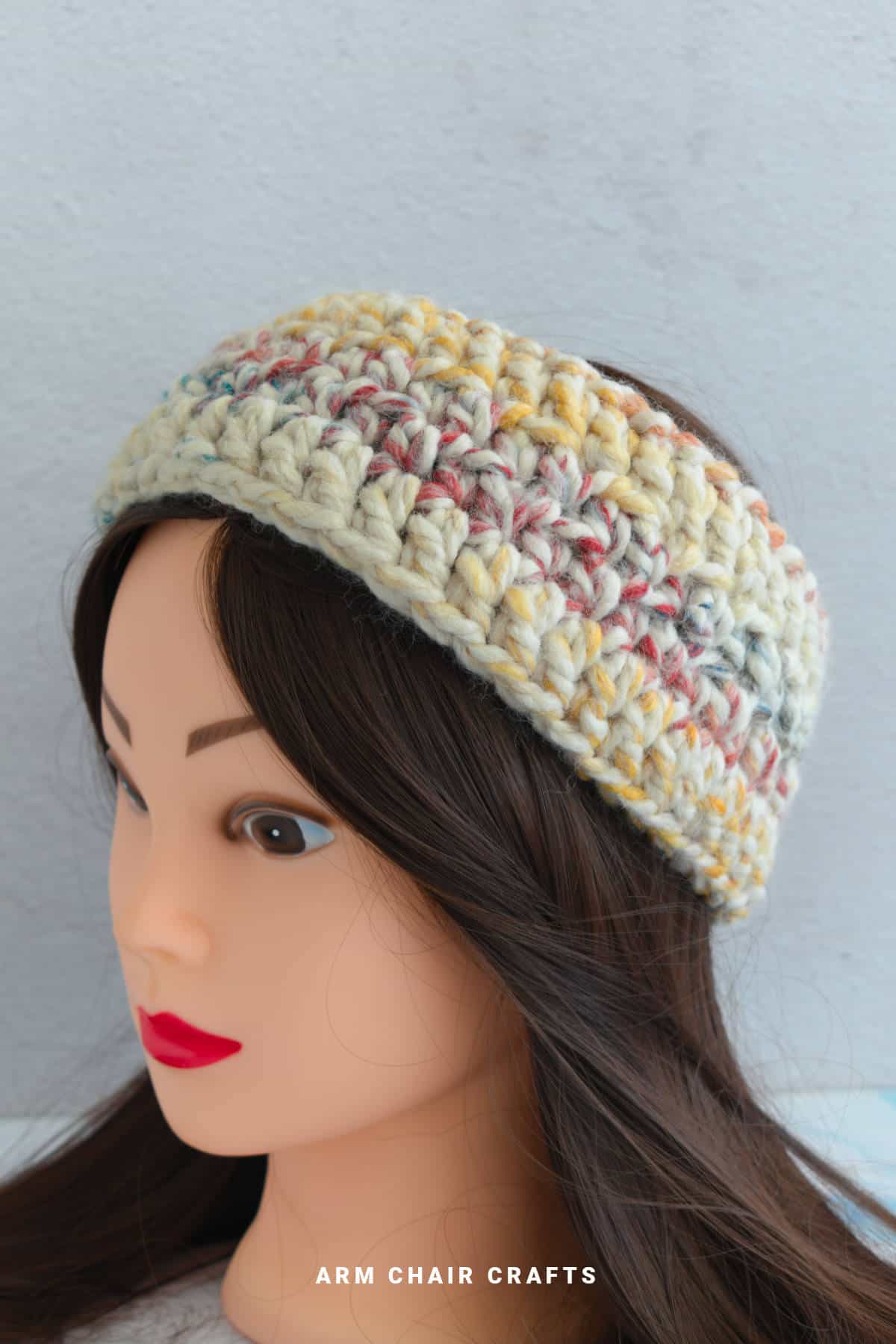 Crochet headband.