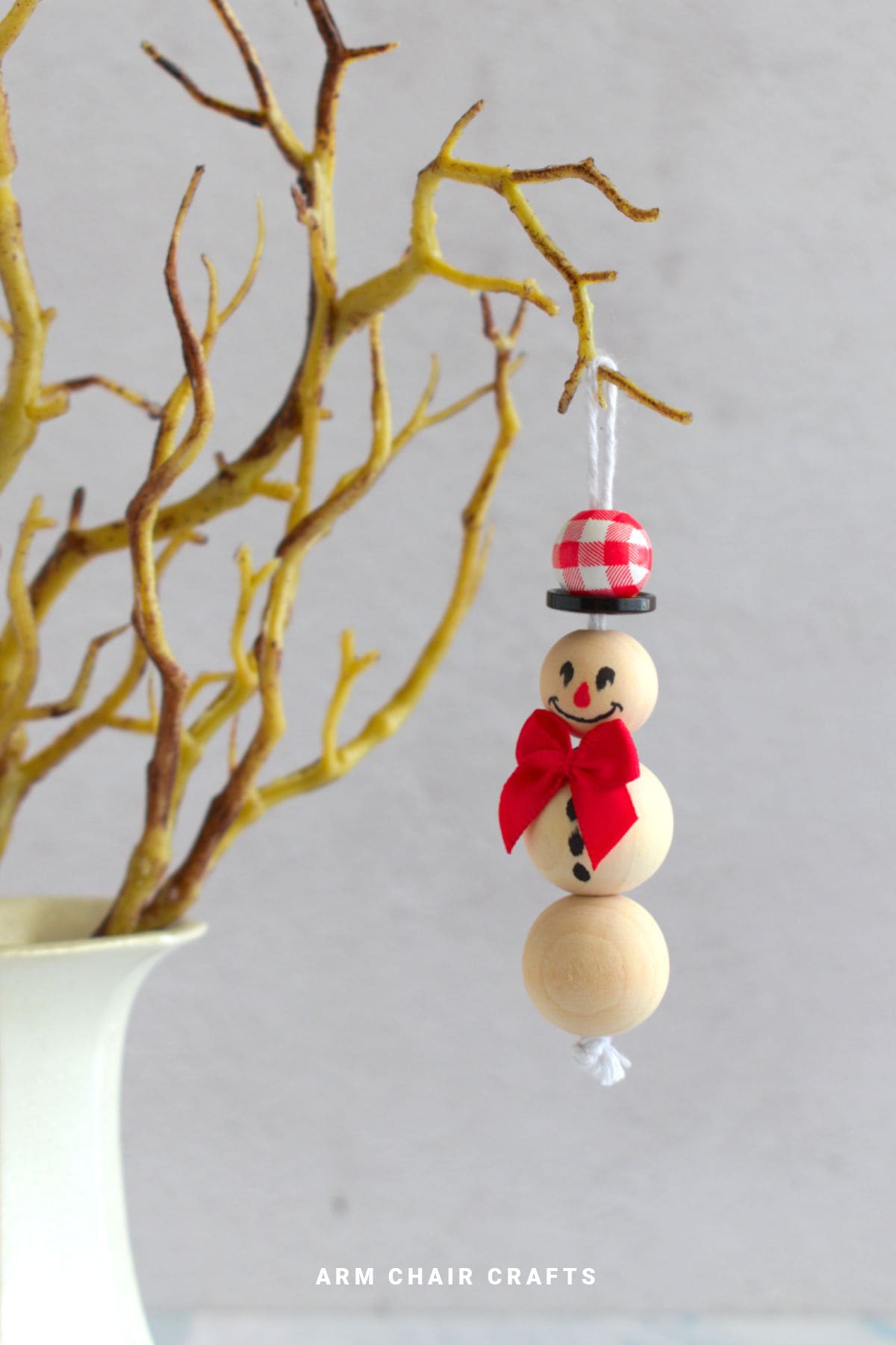 Snowman Christmas ornament.