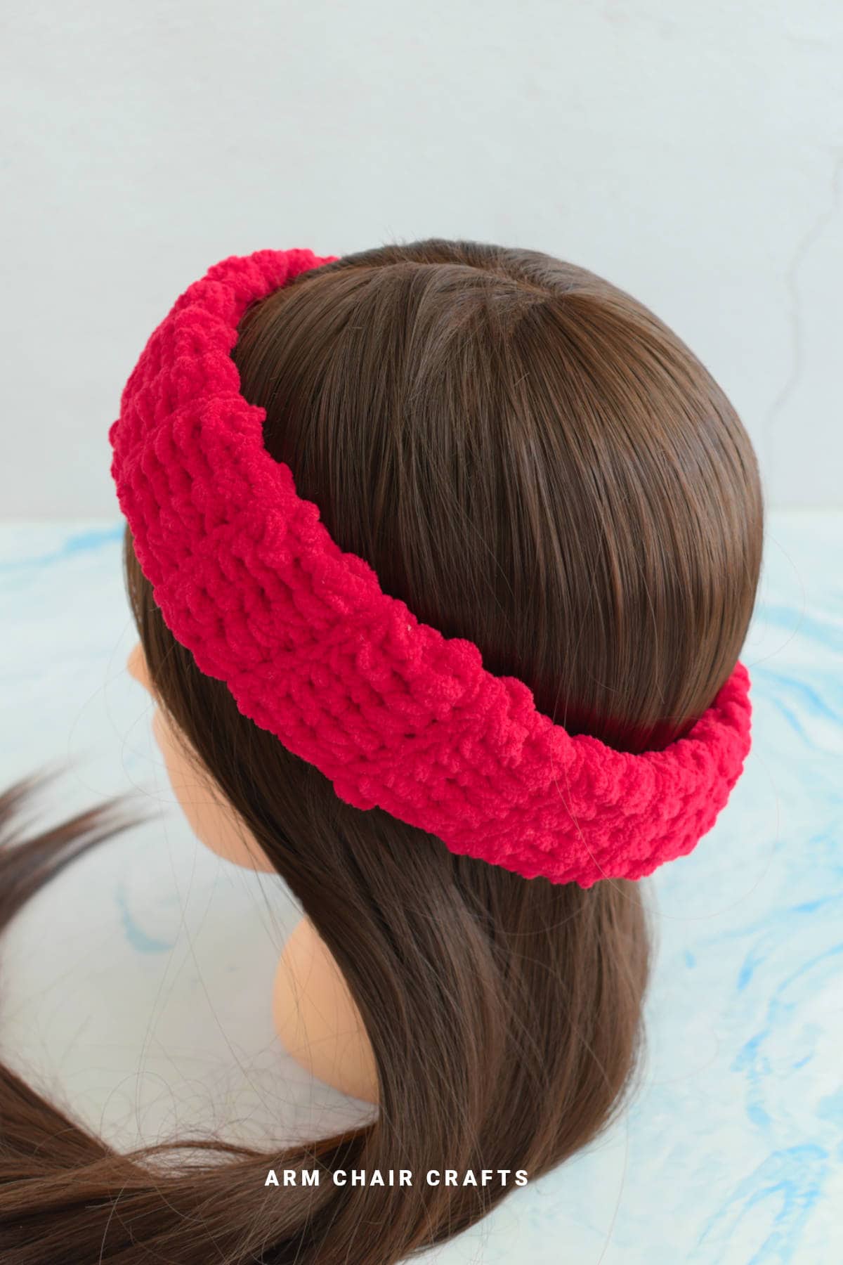 Crochet headband.