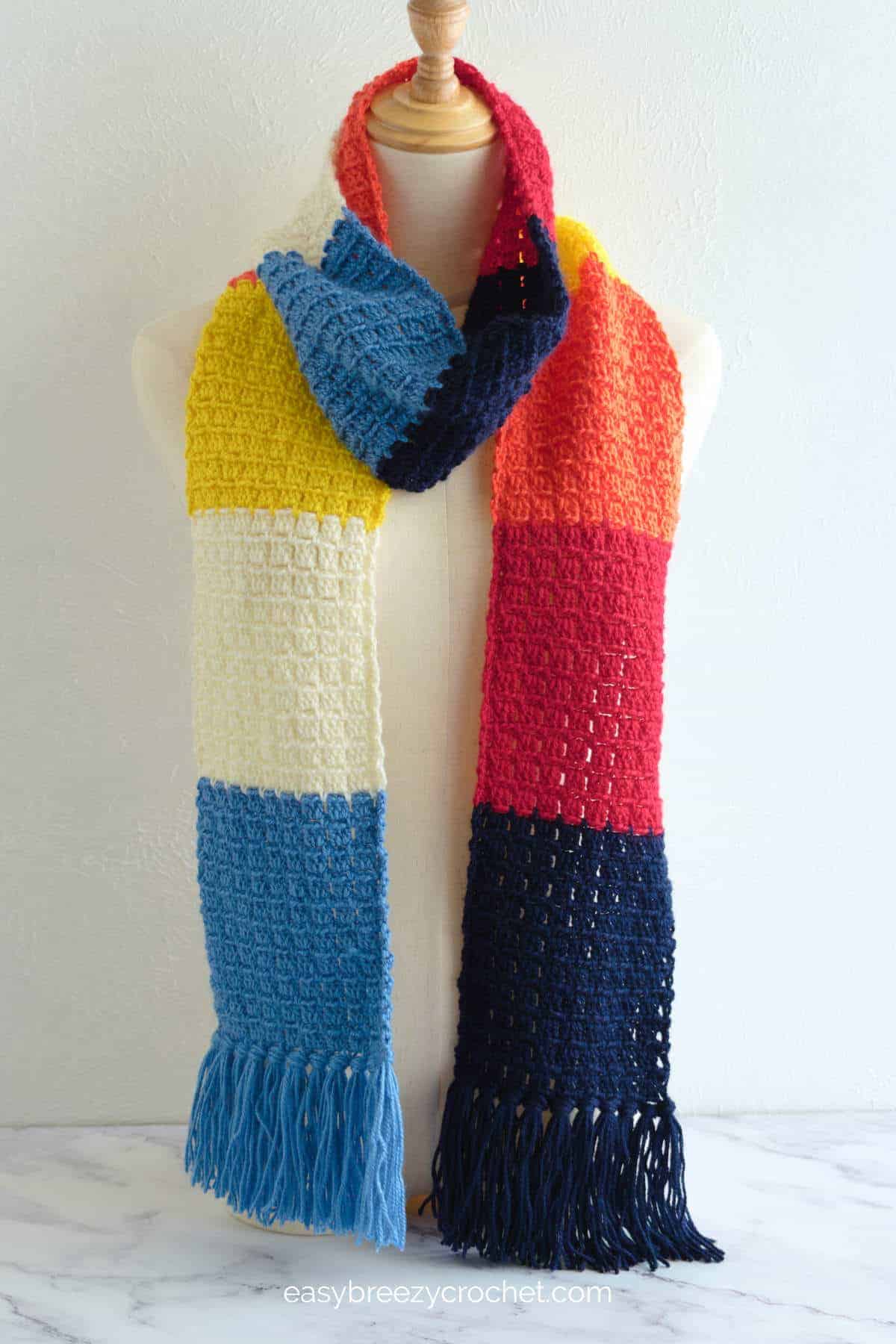 Crochet scarf.