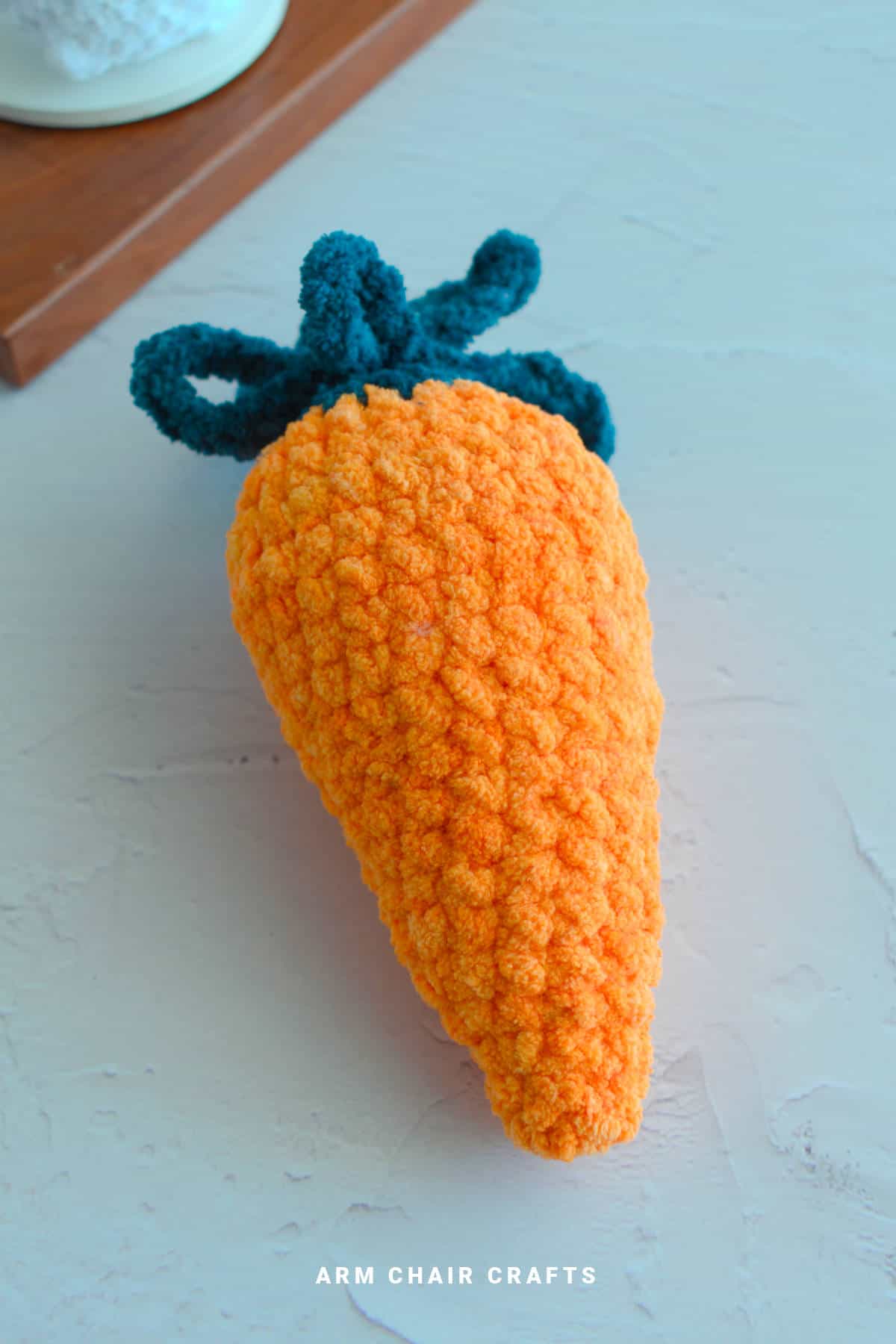 Crochet carrot.