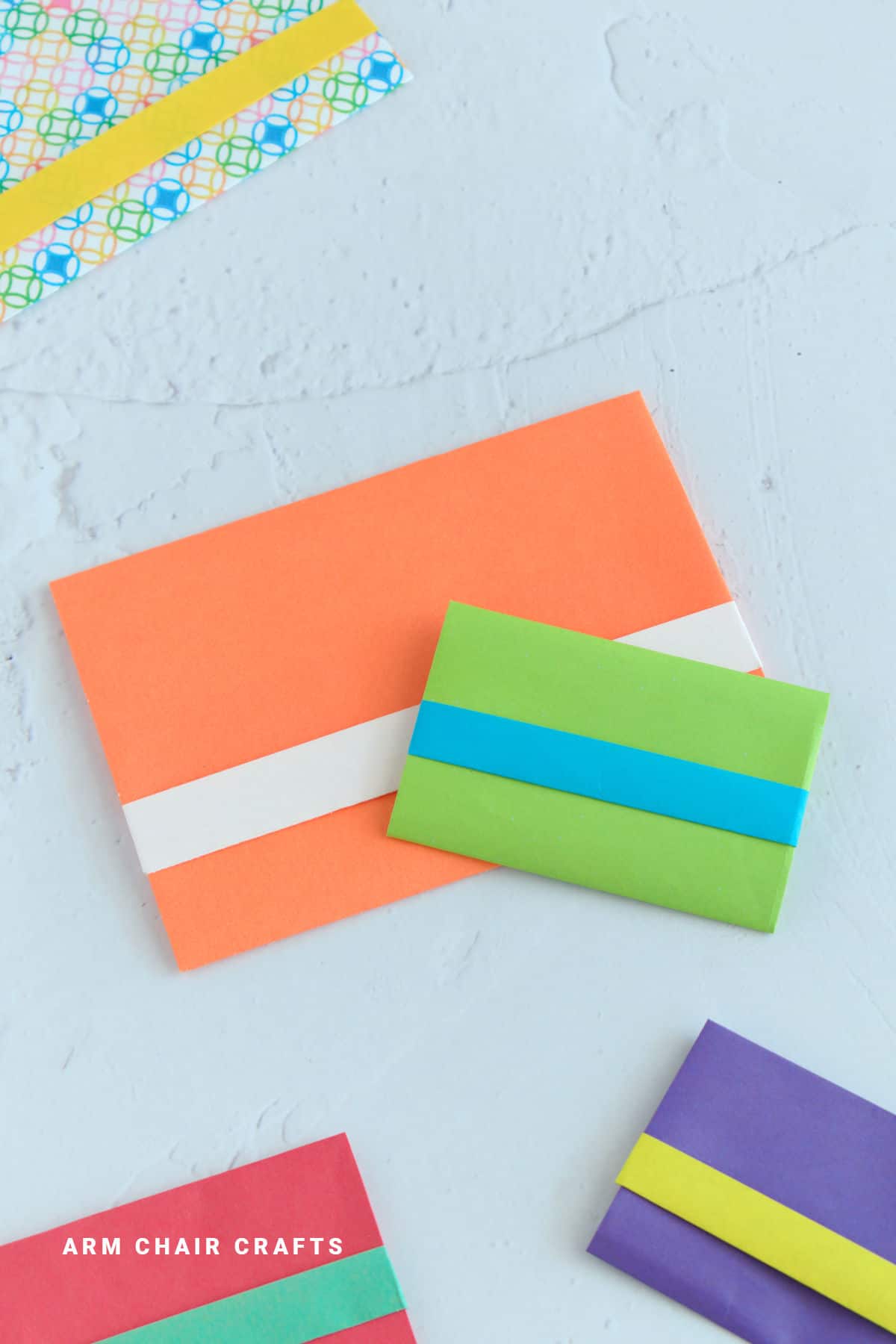 Origami gift card holders.
