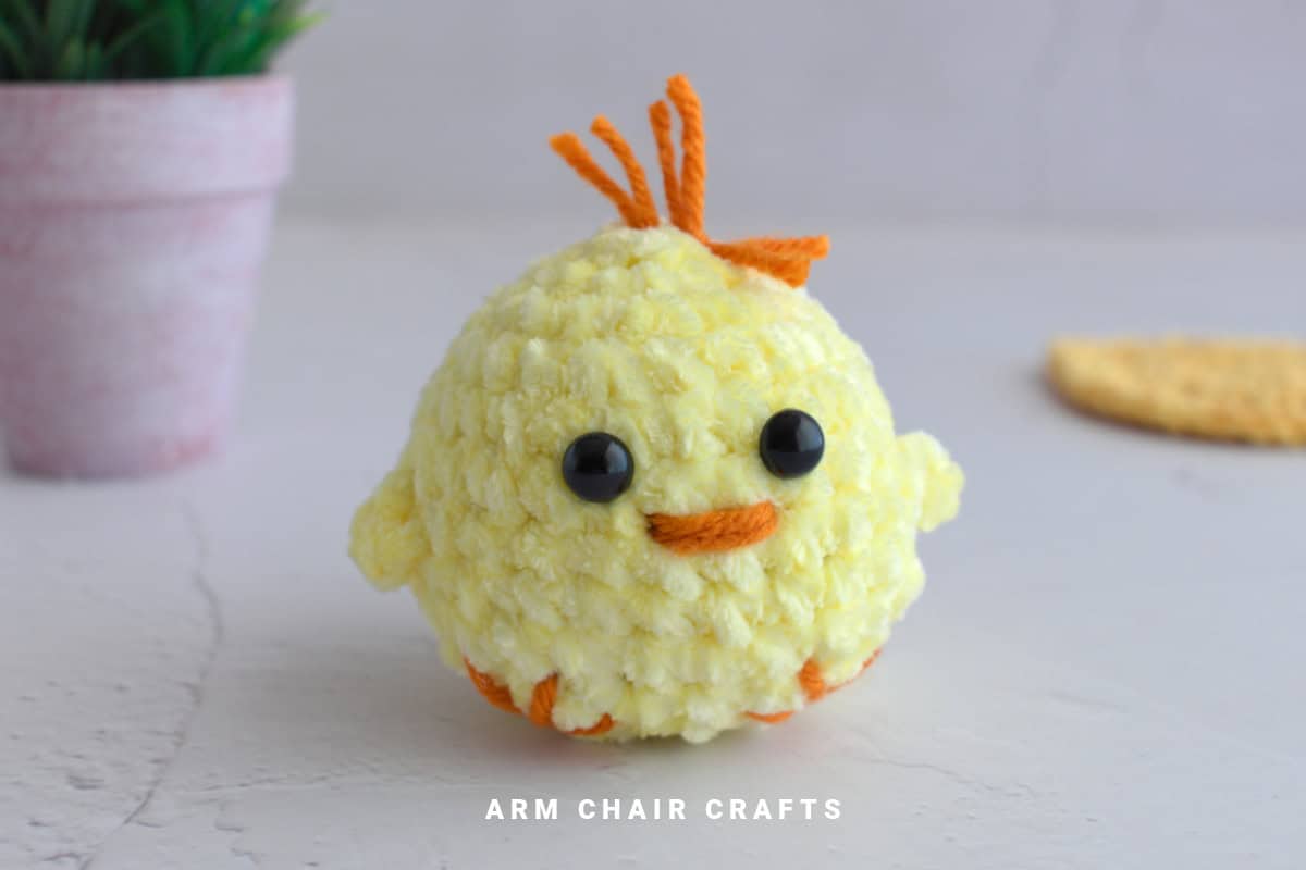 Crochet chick.