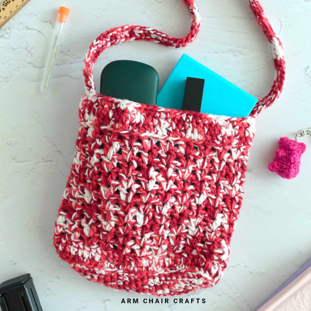Olivia crochet bag.