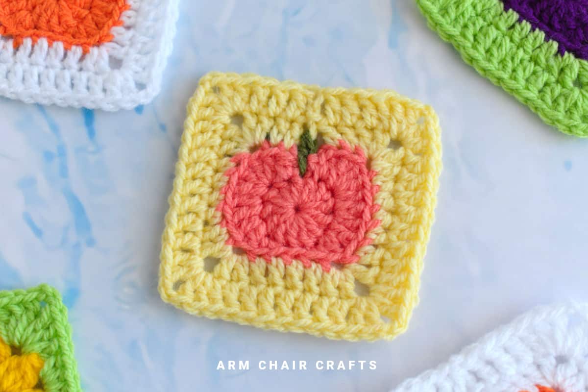 Pumpkin granny square.