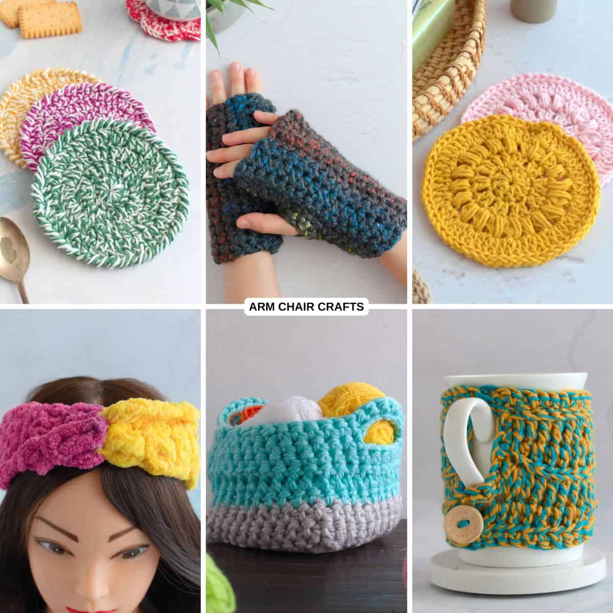 Simple crochet projects.