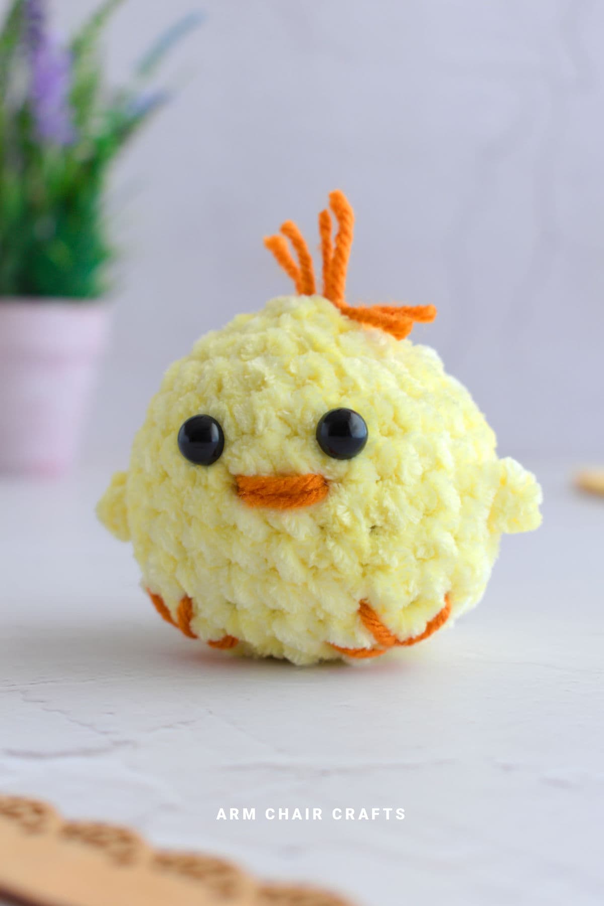 Crochet chicken.