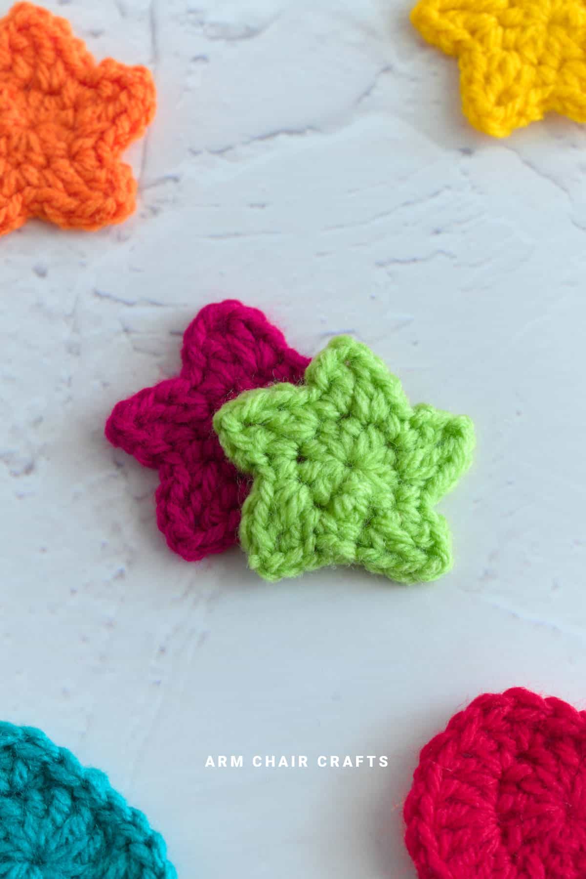 Crochet stars.
