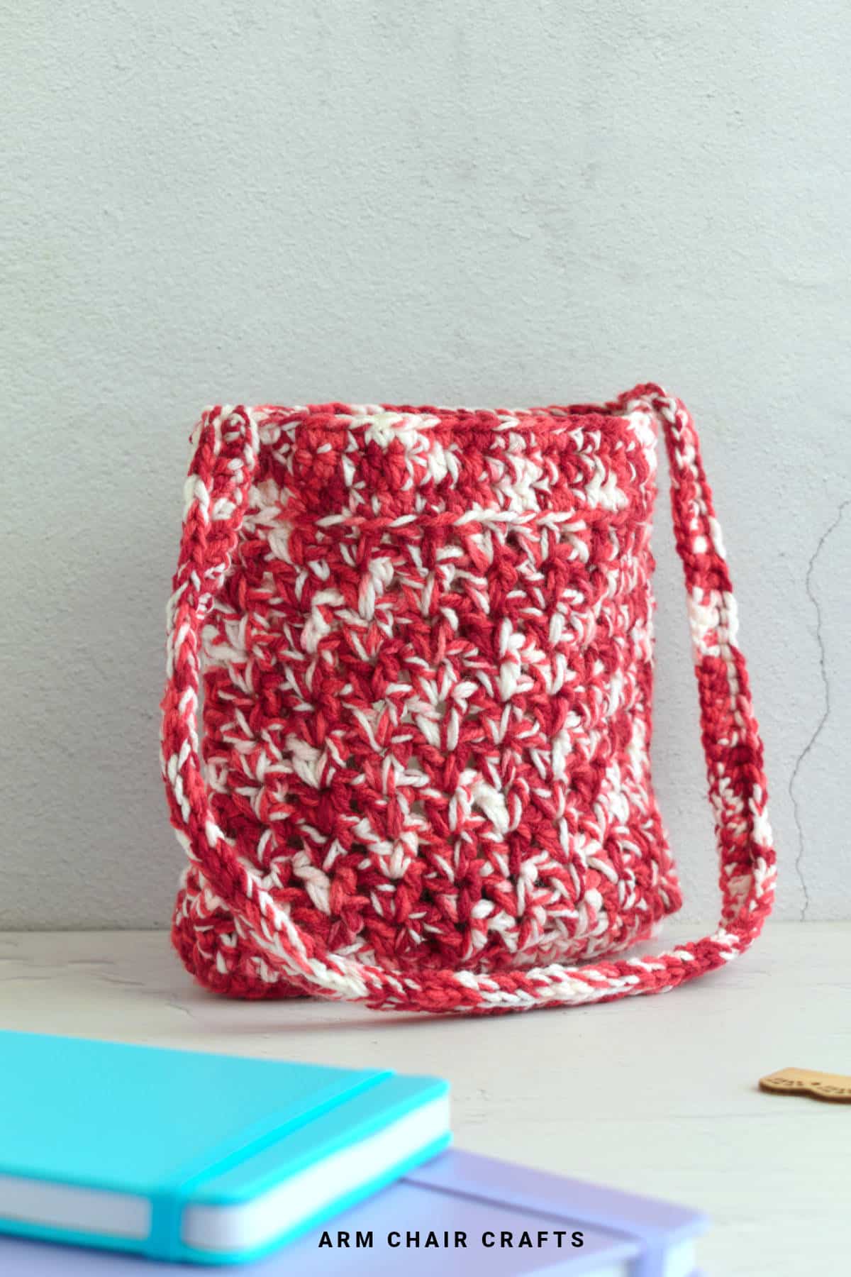 Close up image of a bag.