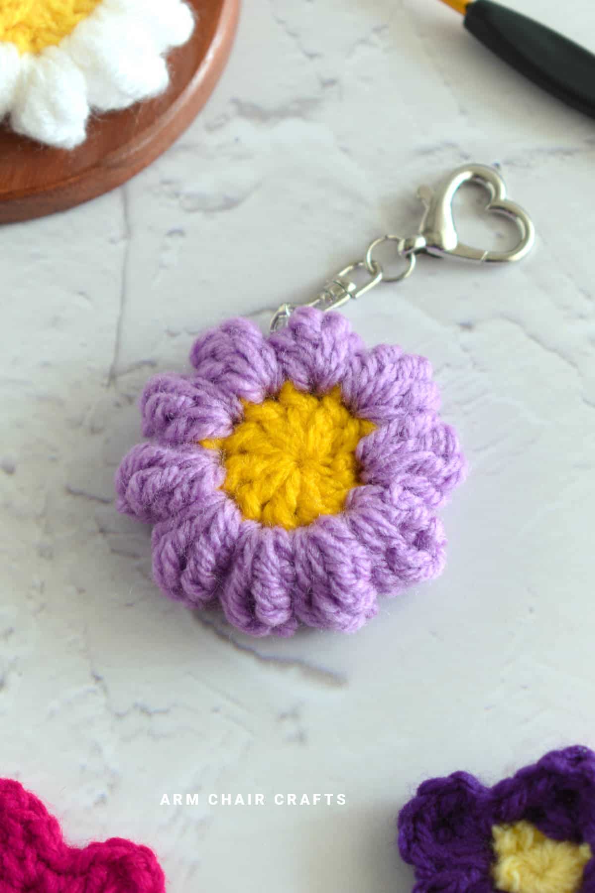 Crochet keychain.
