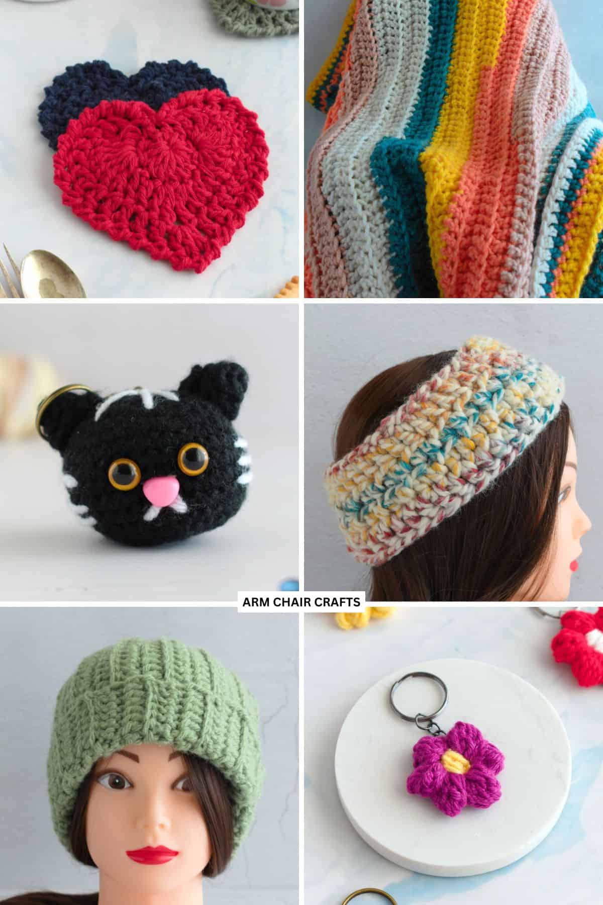Crochet projects.