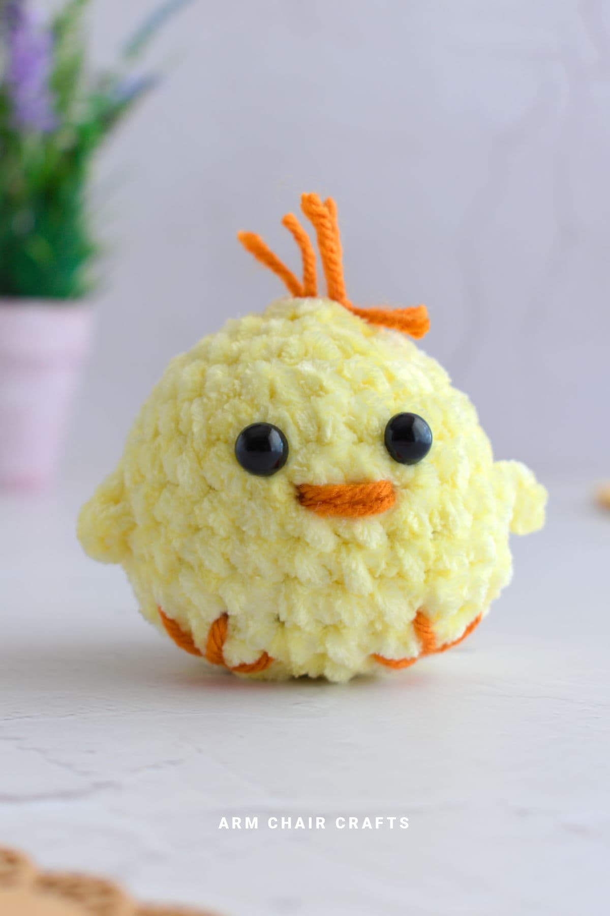 Crochet chicken.