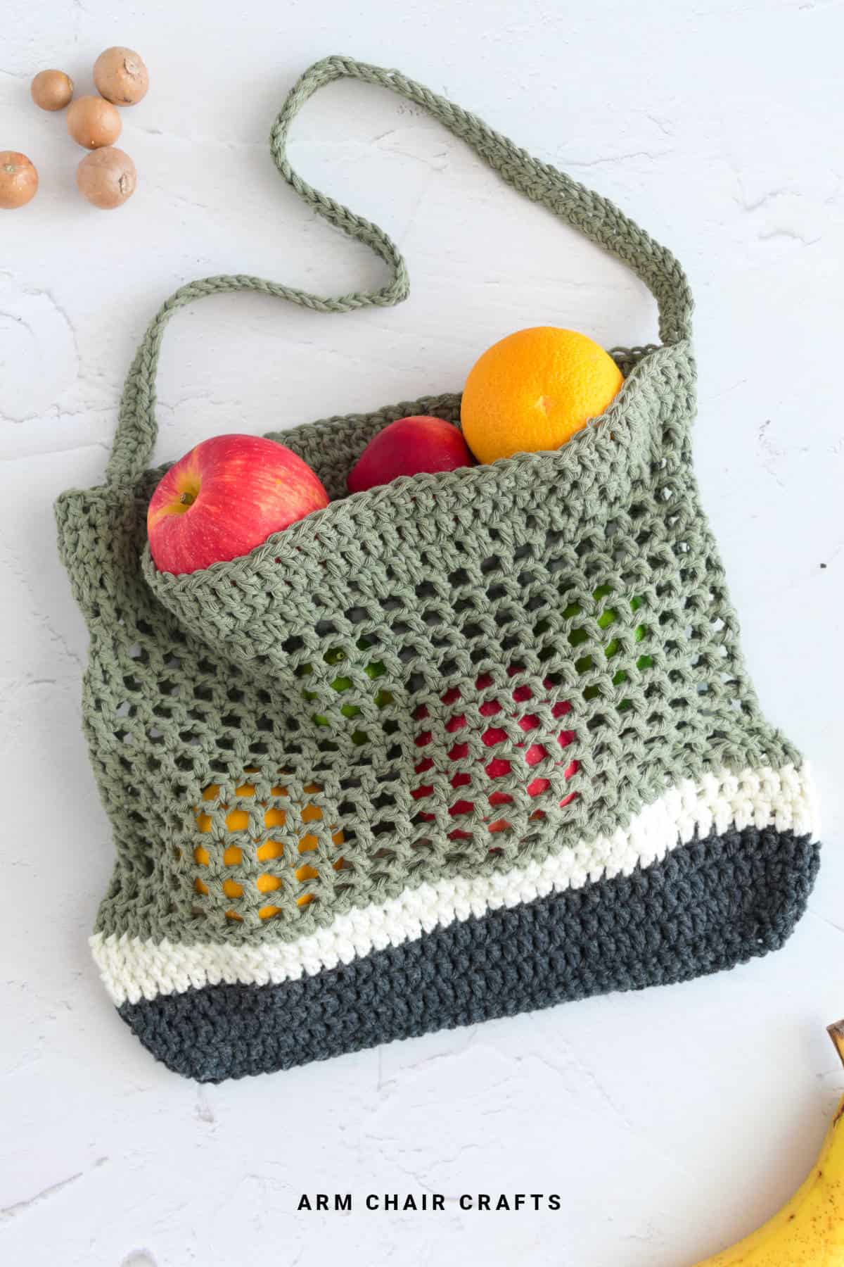 Crochet bag.