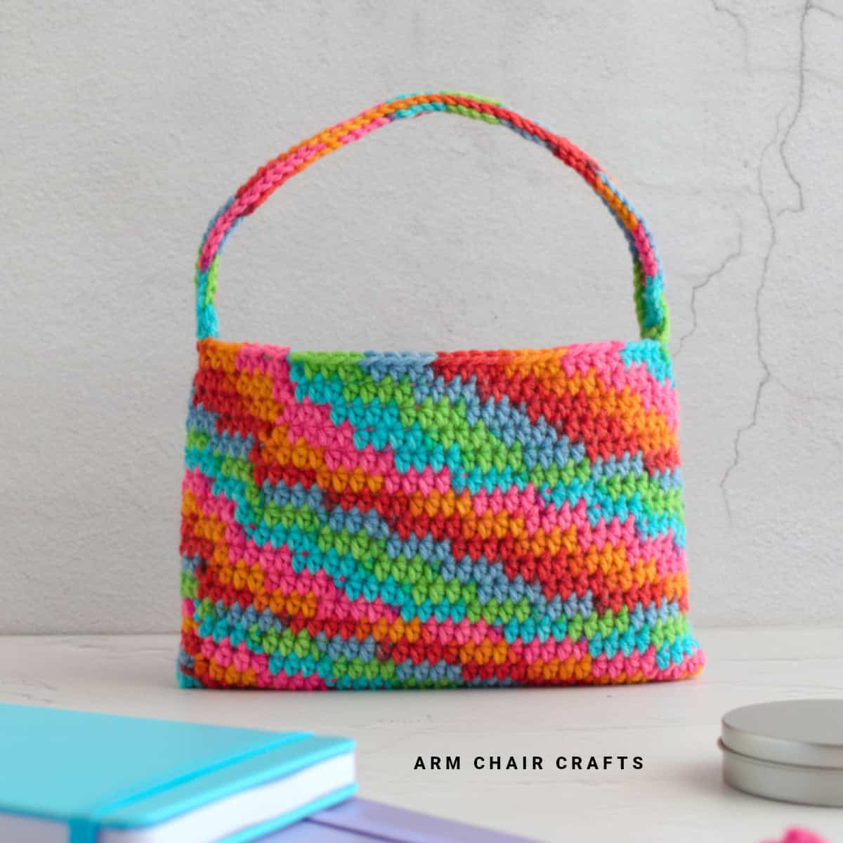 Crochet bag.