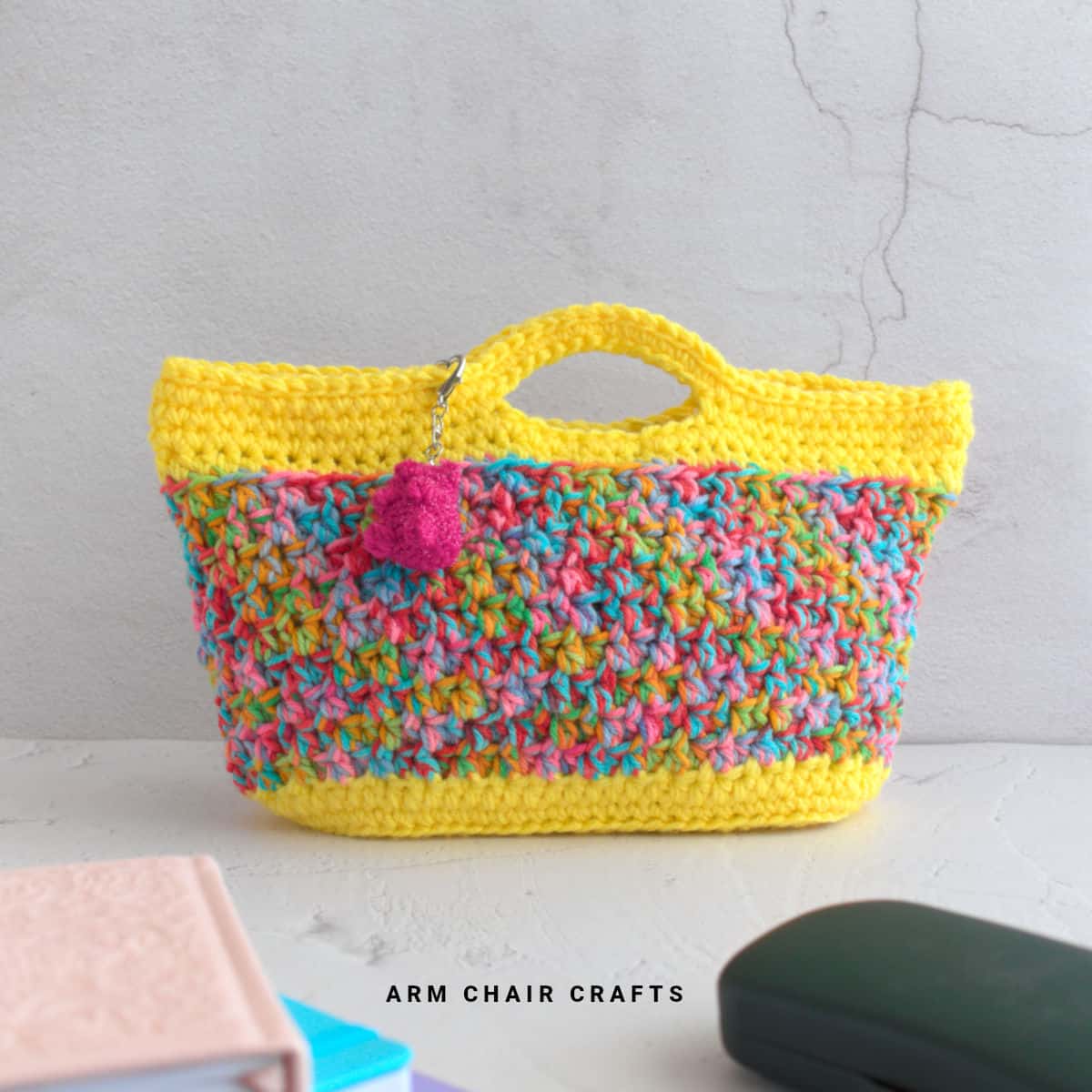 Colorful bag.