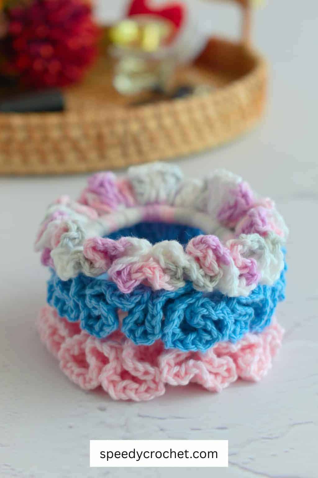 Crochet scrubbie.