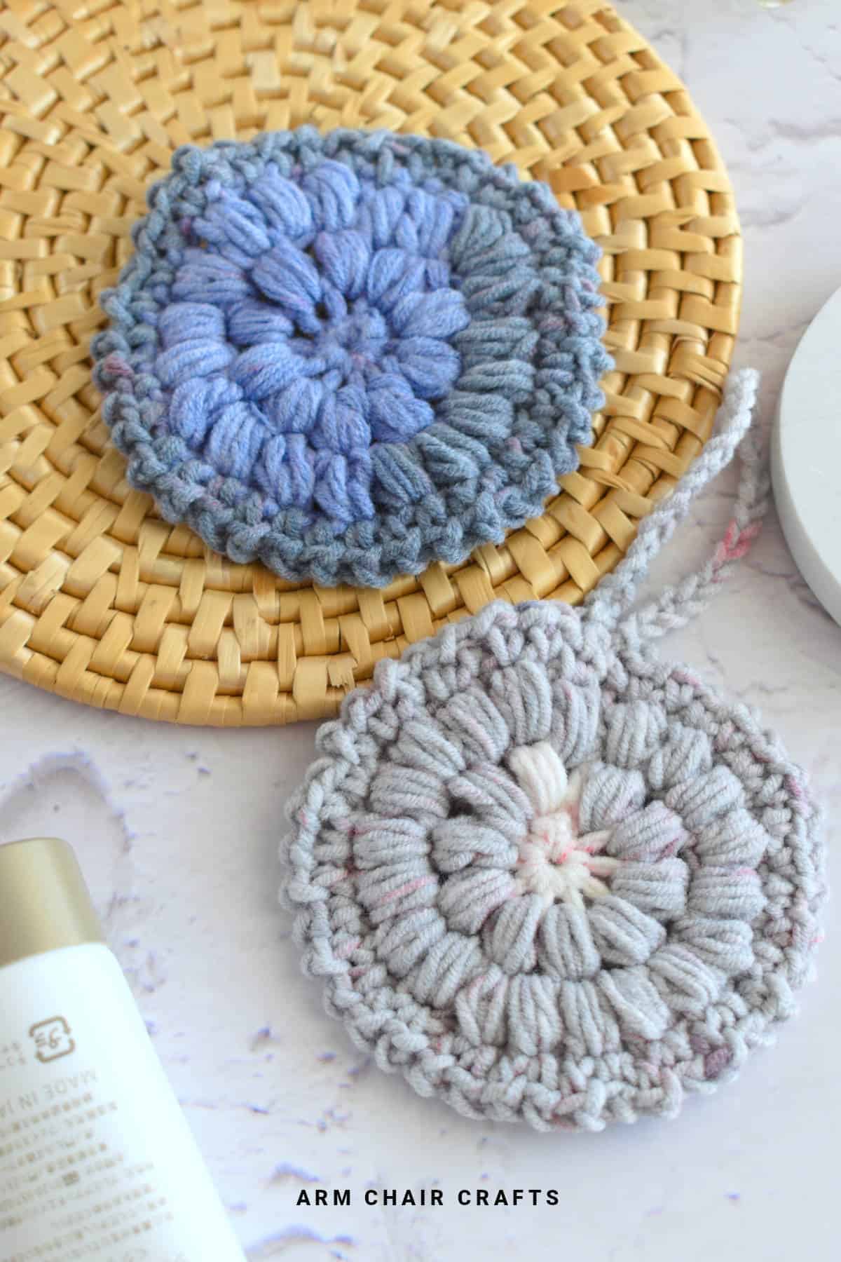 Crochet scrubbies.