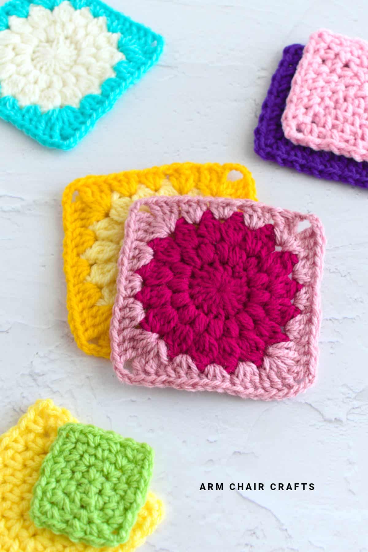 Crochet granny squares.
