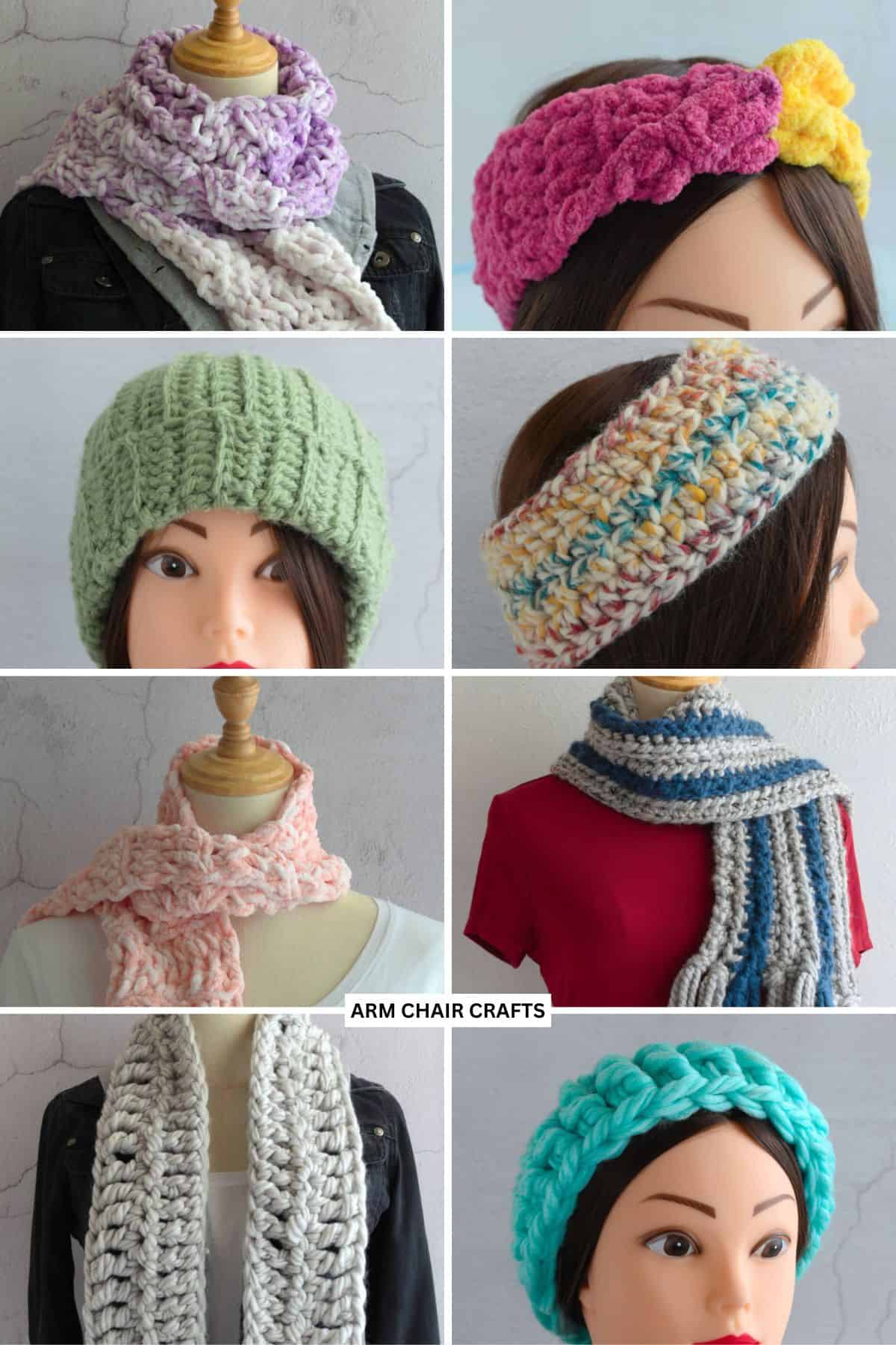 Crochet wearable projects.