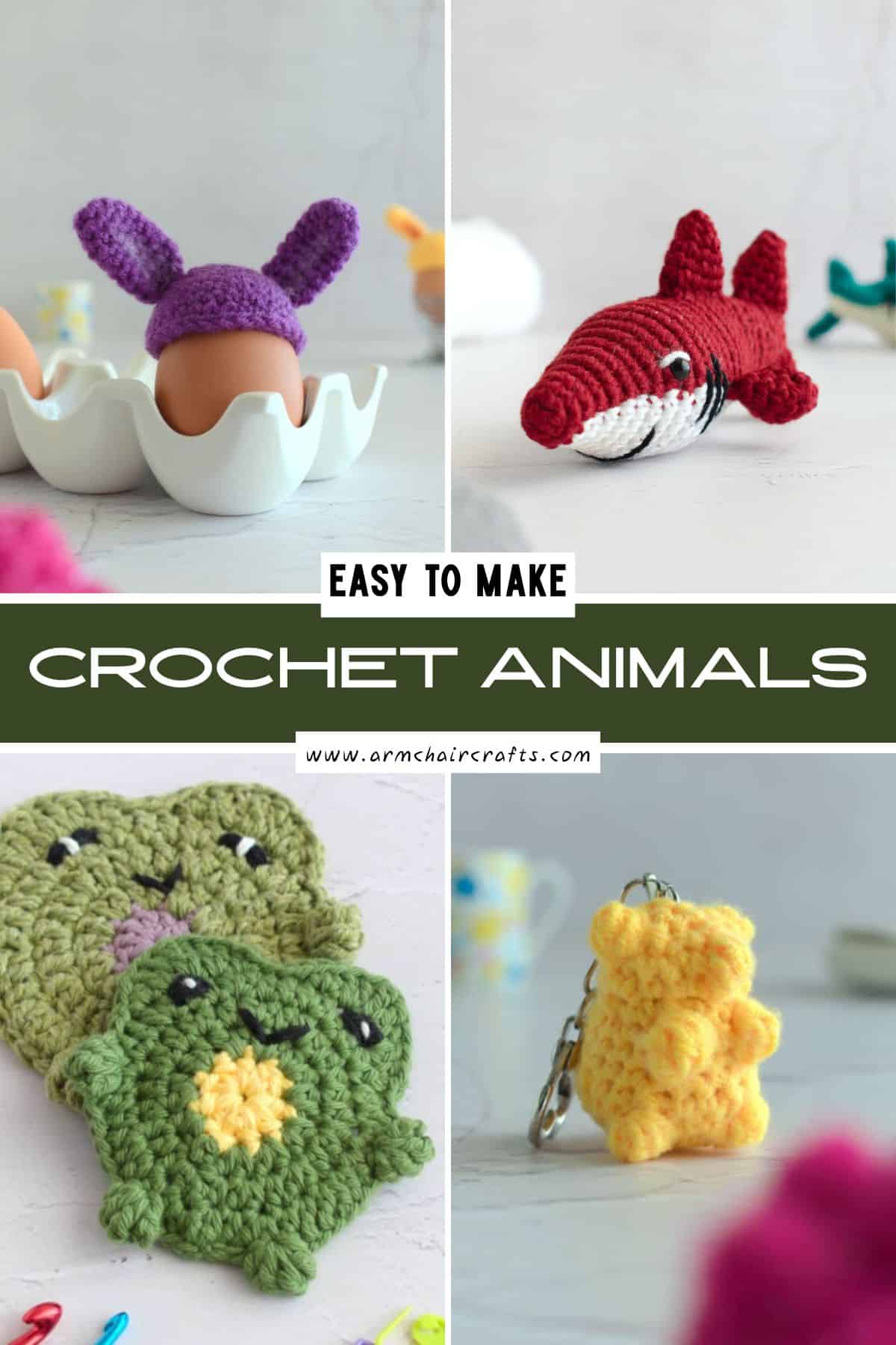 Crochet animals.